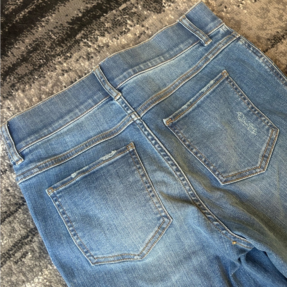 NWT SPANX Straight Leg Tummy Control Pull On Jean - Picture 9 of 9